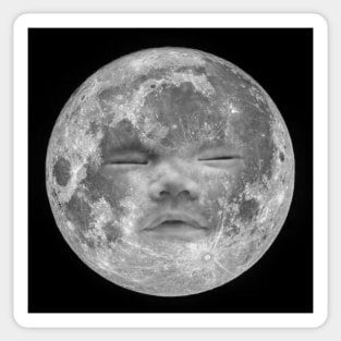 Baby Moon Sticker